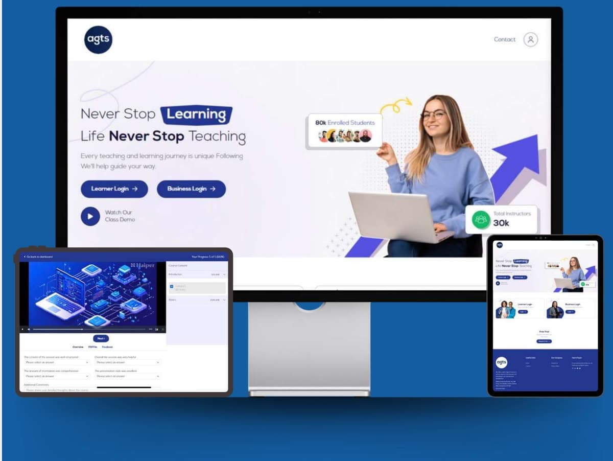 AGTS Training — Learning management platform, UK