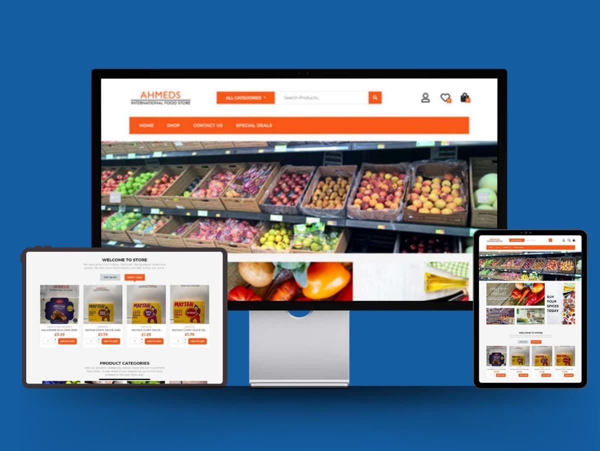 Ahmed Int. Foods — International grocery e-commerce, UK